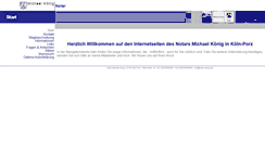 Desktop Screenshot of notar-koenig.de